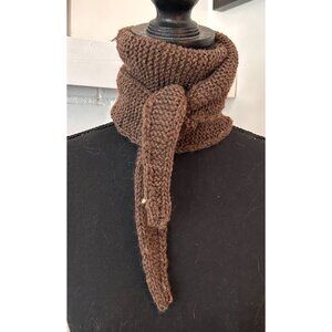 Brand New Handmade Sophie Scarf in Brown Size Large